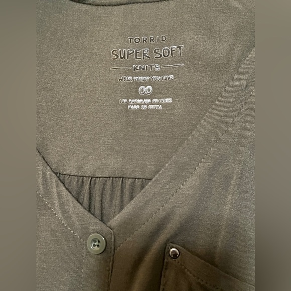 Torrid Super Soft Shirt Knit Dress - Picture 5 of 5